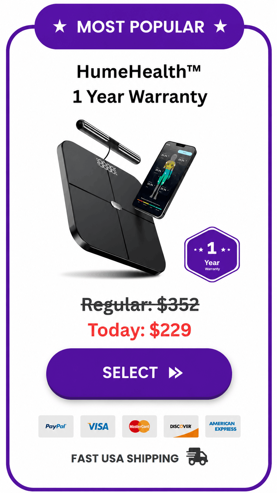 Hume Health special offer package